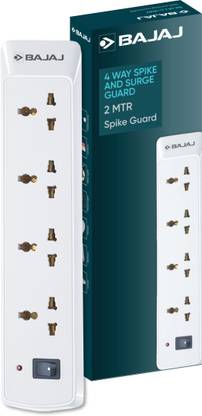 BAJAJ 4 WAY SPIKE AND SURGE GUARD 4  Socket Extension Boards