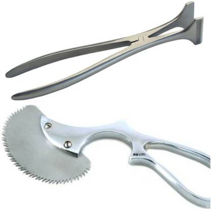 REVITI Bone Plaster Spreader and Bone Plaster Cutter Saw heavy duty Surgical Bone Cutter