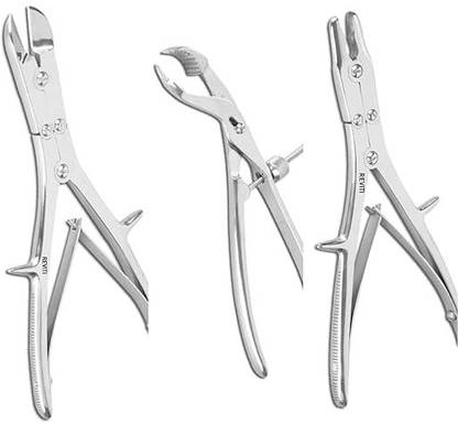 hospiclub Orthopaedic Bone Nibbler Rongeur Straight Double Action Surgical Bone Cutter