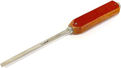 FusionKraft Lexer Osteotome, Straight, 6mm Wide Cutting Wedge, Fiber Handle, 8.75" Surgical Chisel