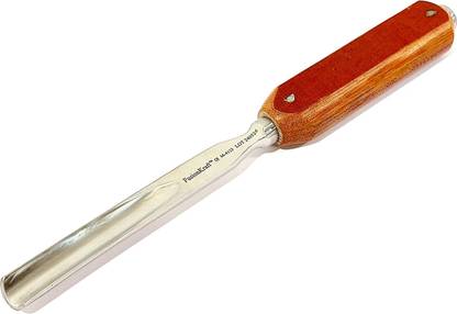 FusionKraft Lexer Bone Gouge, Straight, 15mm Scoop Cutting Wedge, Fiber Handle, 8.75" Surgical Chisel