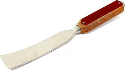 FusionKraft Bone Chisel, Curved, 25mm Wide Cutting Bevelled Wedge, Fiber Handle, 9.25" Surgical Chisel