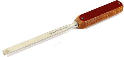 FusionKraft Bone Chisel, Straight, 10mm Wide Cutting Bevelled Wedge, Fiber Handle, 9.25" Surgical Chisel