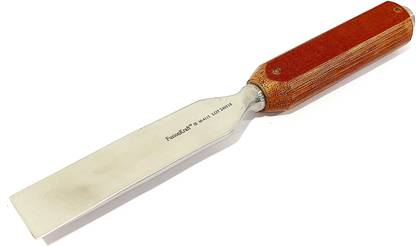FusionKraft Lexer Osteotome, Straight, 25mm Wide Cutting Wedge, Fiber Handle, 8.75" Surgical Chisel