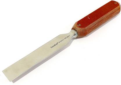 FusionKraft Lexer Osteotome, Straight, 20mm Wide Cutting Wedge, Fiber Handle, 8.75" Surgical Chisel