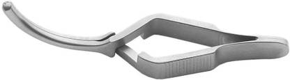 mediwave Cross Action Bulldog Clamp Curved Size: 2.5" Stainless Steel Utility Forceps