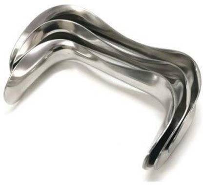GOLDFINCH Premium Quality Vaginal Speculum Duck Bill Sims Small, Medium and Large, Set 3 Utility Forceps