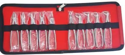 Forgesy Dental Forcep , Extraction Kit , dental instruments, Dental Instrument 10Pcs Set Utility Forceps