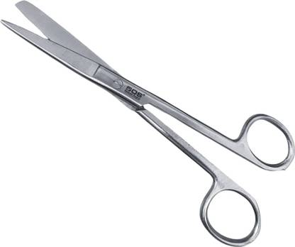 Bos Medicare Surgical Dressing Scissor Blunt/Sharp Straight 6 inch Tying Forceps