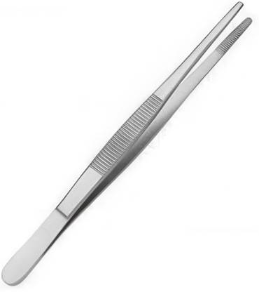 Avis Plain Dissecting Forceps (8") for Precision Dissection in Medical Procedures Dressing Forceps