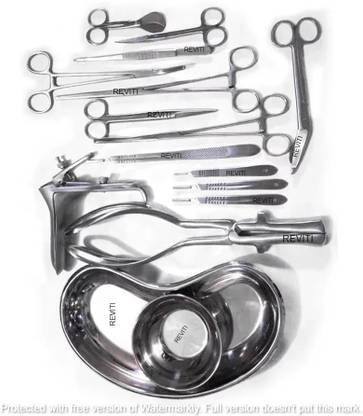 REVITI Caesarean Surgical Instrument set Hemostats Forceps