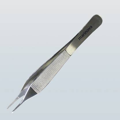 Marinova Adson Forceps Plain Stainless steel | Hospital Use-5 Inch, Pack of 1 Tissue Forceps