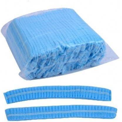 NEJA 100 Pc's Disposable Non Woven Bouffant Surgical(Blue ) Disposable Head Cap Surgical Head Cap