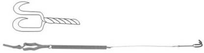hospiclub Yasargil Galea Hook, For Neurosurgery Surgical Retractor Surgical Hook