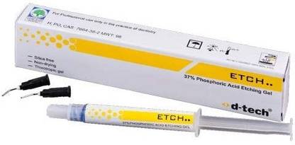 pyrax Dental D-Tech Etch Gel Syringe 1X3G /No Surgical Plier