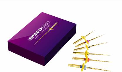 SPEEDENDO Super Gold Flex Rotary Files Assorted 21mm Surgical Plier