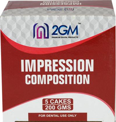2GM Dental Impression Composition - 5 Cakes / No Surgical Plier