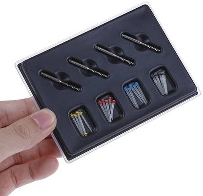 pyrax Dental Fiber Post Kit of 20 Posts + 4 Drills Surgical Plier