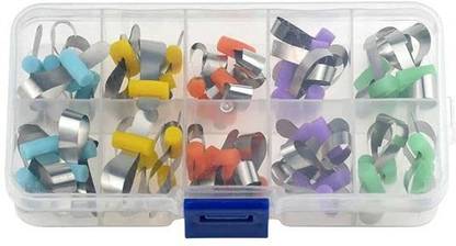 NMD Dental Tool Automatrix Metal band with Locker (Assorted Colours) (Pack Of 50Pcs) Surgical Plier