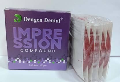 Dengen Dental Impression Compound 5 Cakes 200gm /No Surgical Plier