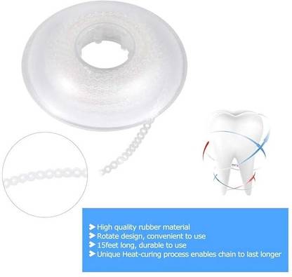 NMD DENTAL TOOL Power Chain/E-Chain (Pack of 1) (CLEAR, LONG) Surgical Plier