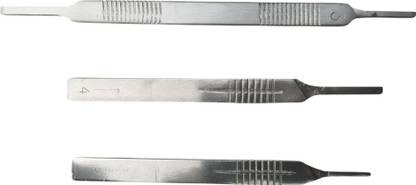 krishnasurgical Scalpel Handle Set (BP Handle Set) No.3,4,3/4, For Veterinary Use, Surgical Plier