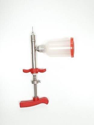 RSSW Poultry Vaccinator 0.1ml 2ml 5ml Injection Syringe Veterinary With Bottle Surgical Plier