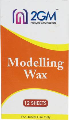 2GM Dental Modelling Wax 12 Sheet- 200gms (Pink Color)/ No Surgical Plier