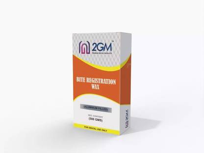 2GM Bite Registration Alu-wax (500g) Grey Color Paraffin-10 Sheets per Box / No Surgical Plier