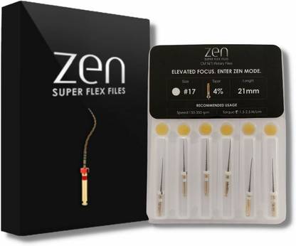 Zen Super Flex Files 4Pcnt 21 mm #17 Surgical Plier