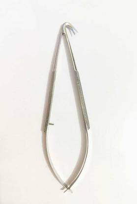 surgicalkrishna Potts scissor 125° angled sharp fine blades, round handle surgical instrument Surgical Plier