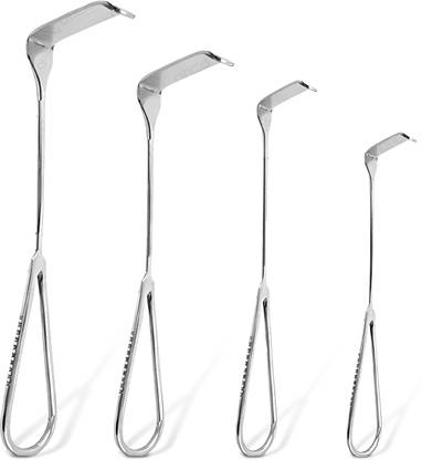 OTICA Surgical Langenback Retractor for Precision in Medical Procedures All 4 Size set Hand Held Retractor