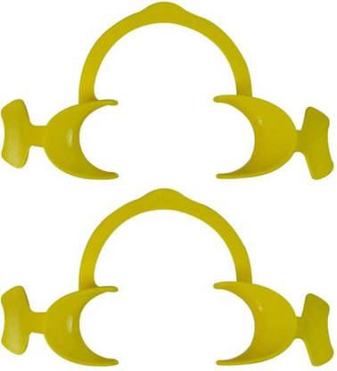 Dentosmile Flexi Eco Cheek Retractors with Wings in Yellow Colour - Small(2) Hand Held Retractor