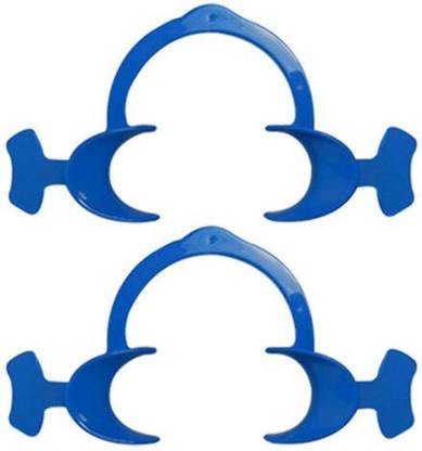 Dentosmile Flexi Eco Cheek Retractors with Wings in Blue Colour - Small (2) Hand Held Retractor