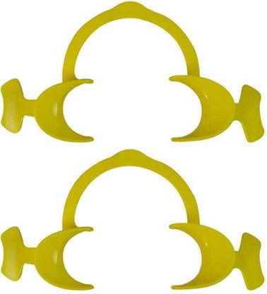 Dentosmile Flexi Eco Cheek Retractors with Wings in Yellow Colour - Small(2) Hand Held Retractor