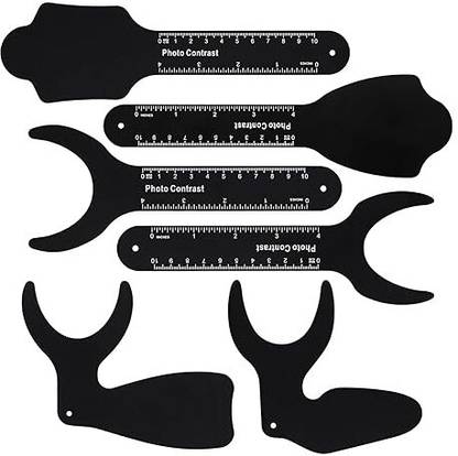 Dentosmile Dental Black Background PVC Photo Intraoral Photographic Contraster (6 Pcs) Self Retaining Retractor