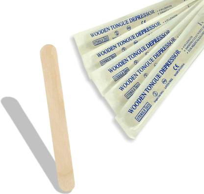 OTICA Ishnee IN149 Wooden Tongue Depressor Sterile - 100 pcs Hand Held Retractor