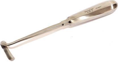 FusionKraft Doyen Costal Elevator (Rib Raspatory), Left Curved, 8" Hand Held Retractor