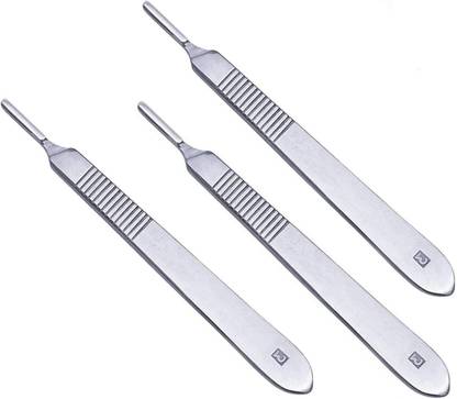 EUZA Surgical blade no. 10 (30 pcs) with scalpel handle size 3 (2 pcs) Surgical Scalpel