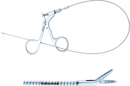 INSTRUMED Hysteroscopy Scissors Flexible Forceps Hysteroscopic Cystoscopy Instruments Micro Dissecting Spring Scissors