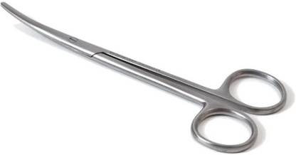 hospiclub Metzenbaum Scissor (8 Inch, CURVED) Strong Cut Scissors