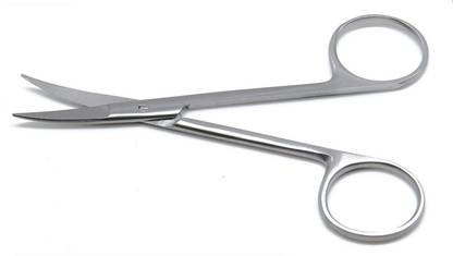 Agarwals Iris Scissor Fine 4" Curved Stevens Scissors