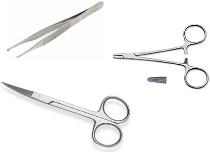 Satrun Meditech Surgical Instrument Suturing Set Of 3 Pieces Needle Holders
