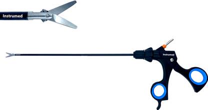 INSTRUMED Laparoscopic Curved Scissors 5mm Laparoscopy Surgery Surgical Instruments Qty.1 Curved And Angled Dissecting Scissors