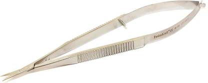 FusionKraft Castroviejo Micro Vascular Dissecting Scissors, Straight Micro Blades, 6" Micro Dissecting Spring Scissors