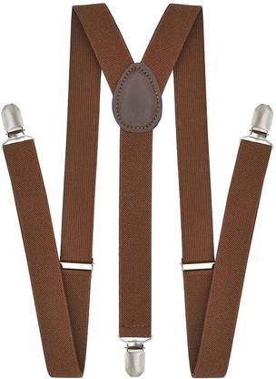 Fashionon Y- Back Suspenders for Men