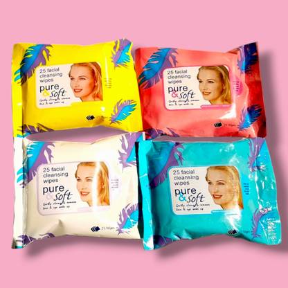 HALDER Refreshing Face Wet Wipes (25Tissues) | Per Pack Sweat Pads