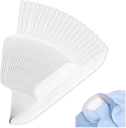 HASTHIP Collar Protector Sweat Pads - White Collar Grime, Self-Adhesive Sweat Pads