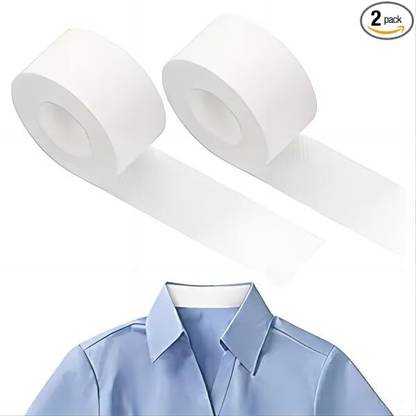 WIPSOR 2 Pcs Collar Protector Sweat Pads Disposable Neck Liner Tape (8m x 2.5cm) Sweat Pads