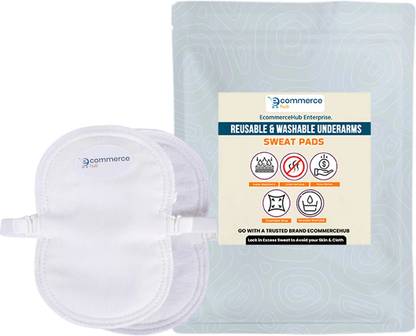 Ecommercehub Reusable Washable Underarms Sweat Pads for Women & Men, Eco-Friendly Sweat Pads Sweat Pads